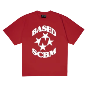 99Based Printed Allstars Red T-Shirt